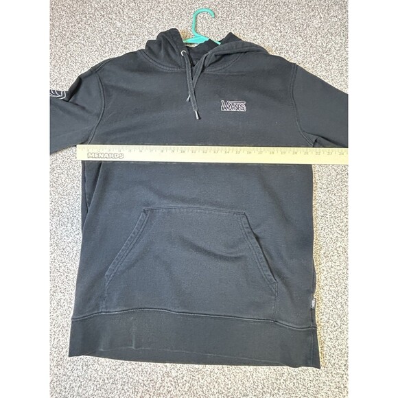 VANS MENS BLACK PULLOVER HOODIE VGC SIZE M - Picture 7 of 8